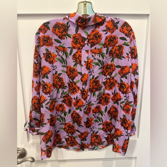 Alice + Olivia silk button up blouse - Picture 5 of 5